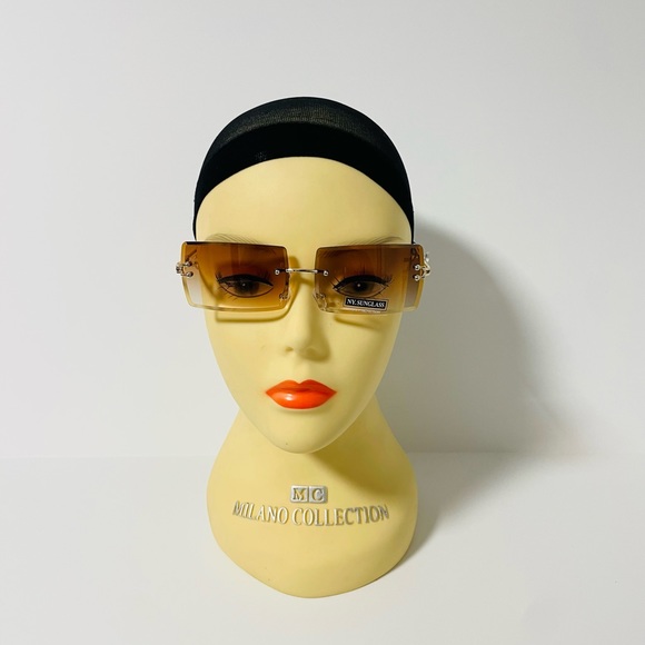 1051-Brown Fashion Sunglasses - Picture 4 of 4